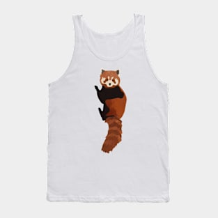 Watercolor Red Panda Tank Top